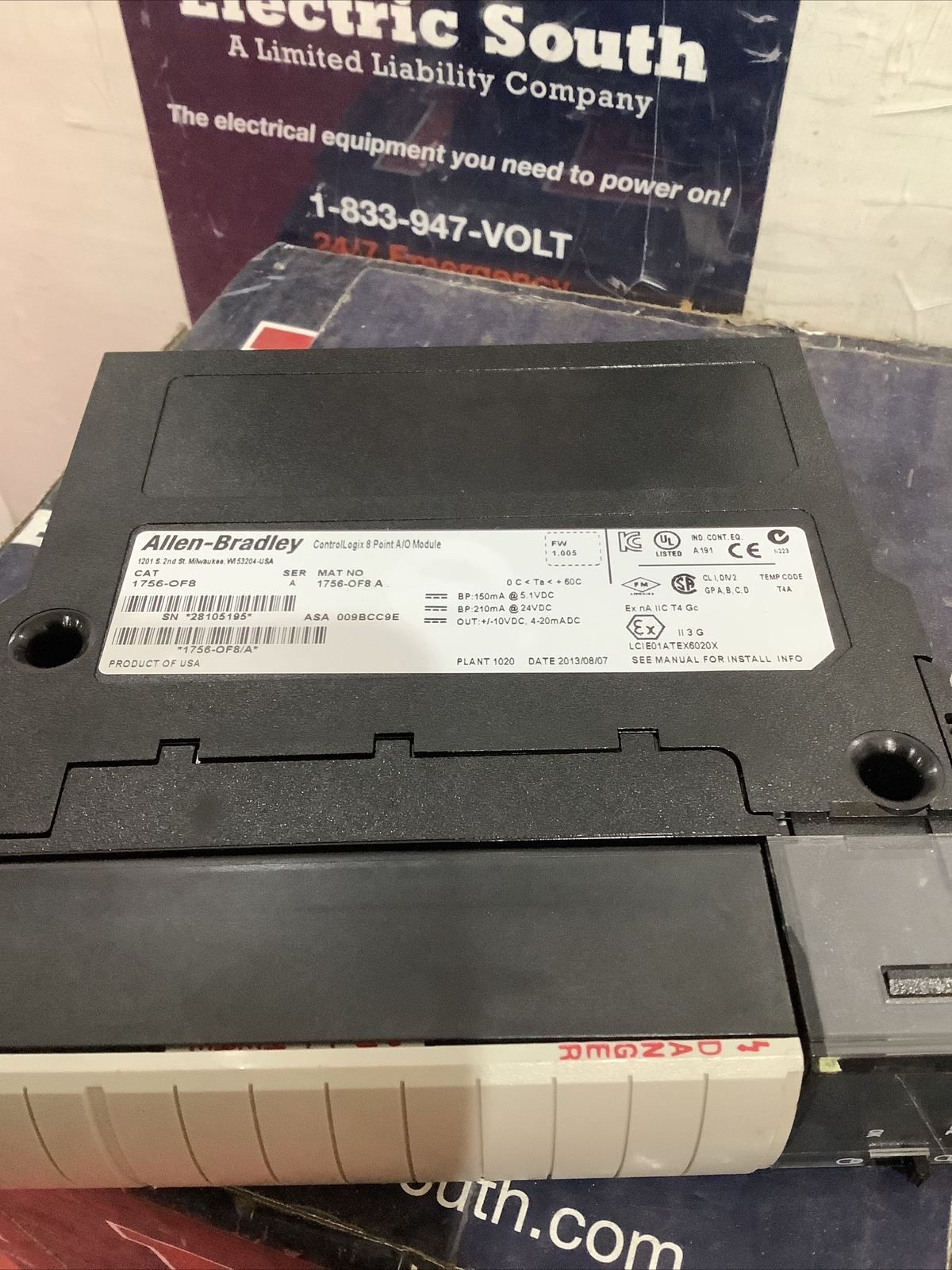Allen Bradley A/O Module 1756-OF8 Series A