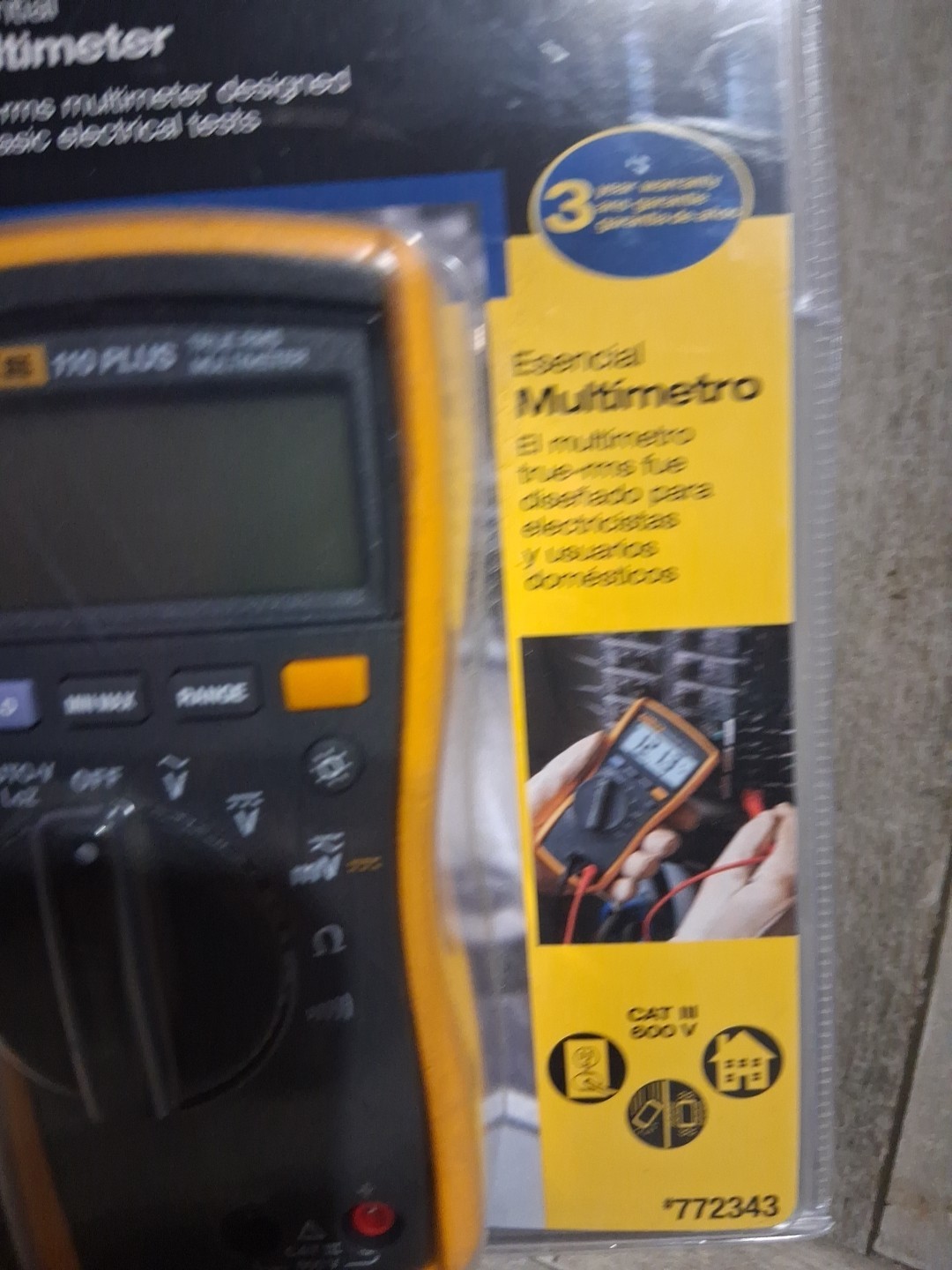 Fluke Essential Multimeter 110 Plus 772343 New in Package