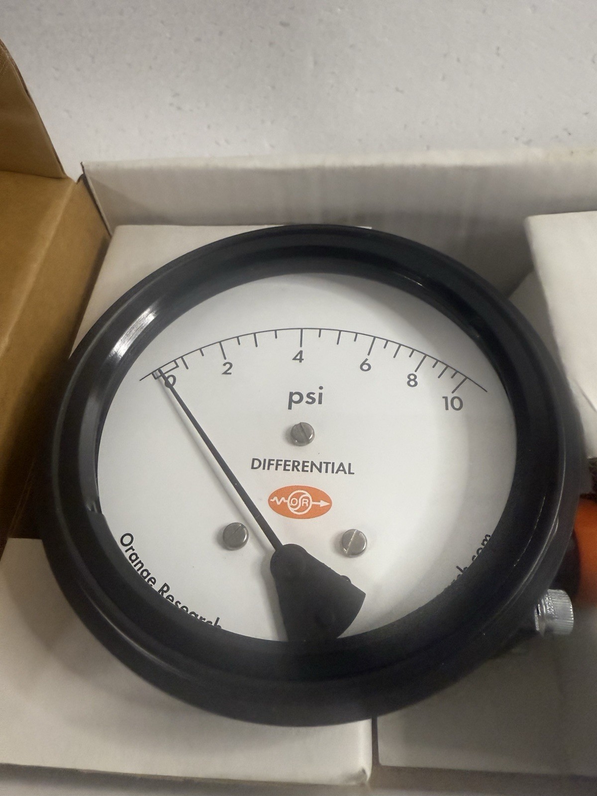Orange Research Differential Pressure Gauge Part No. 1516-S1044/1500 PSI