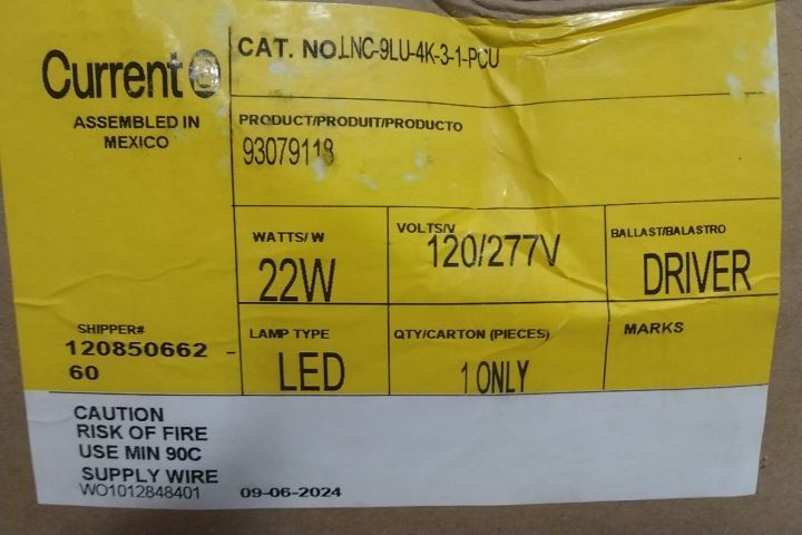 Exo LNC-9LU-4K-3-1-PCU 120 to 277VAC 4000K 22W LED Wall Pack