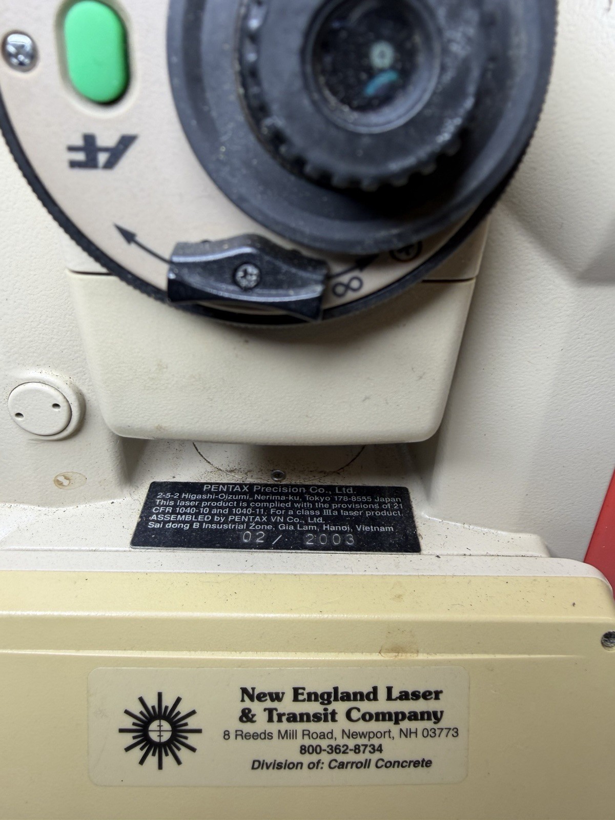 Pentax R-300 Total Station Surveying Instrument Stuck on Boot Screen AS-IS