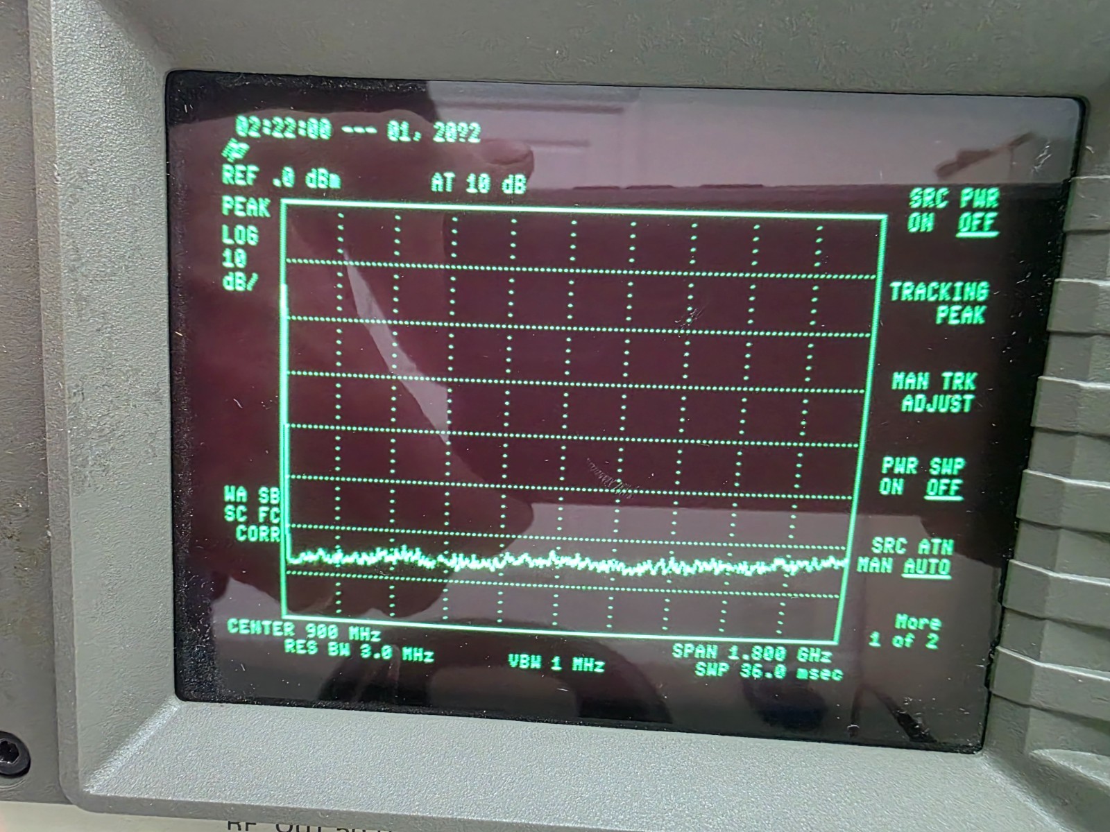 HP Agilent 8591E Spectrum Analyzer w/opt 4, 1 0, 41 Tracking Generator Nice