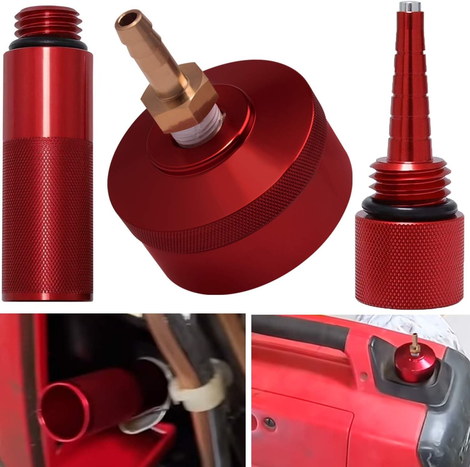 Extended Gas Cap,Oil Change Funnel,Magnetic Dipstick For Honda Generator EU2200i