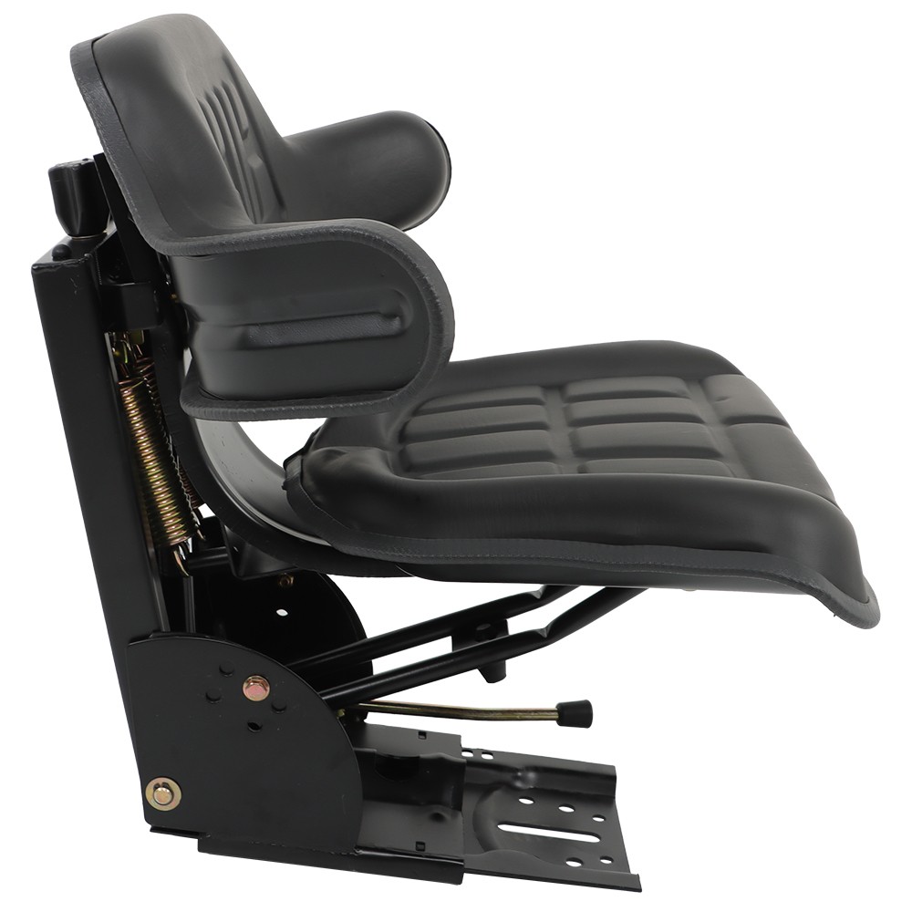 Black Tractor Suspension Seat For Massey Ferguson 180 185 235 240 245 250 254