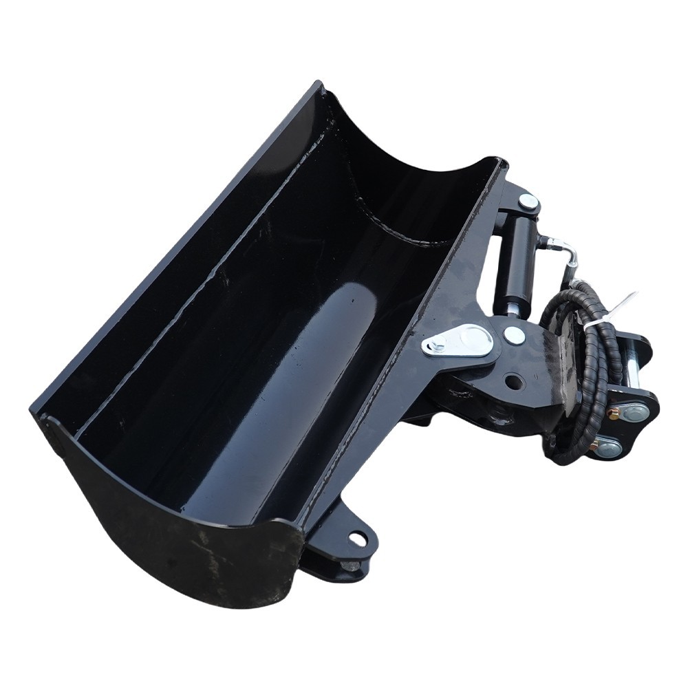 31.5in Tilting Bucket for Mini Excavator 800mm Tilt Bucket with Hydraulic Hoses