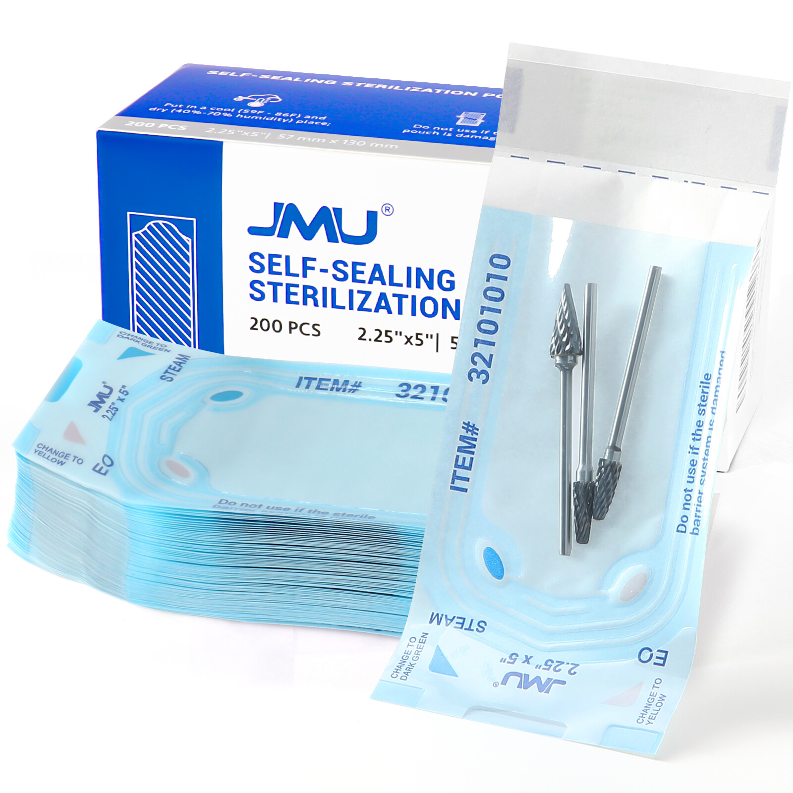 Sterilization Pouches Autoclave Dental Medical Self Seal Pouch Bag 200PCS