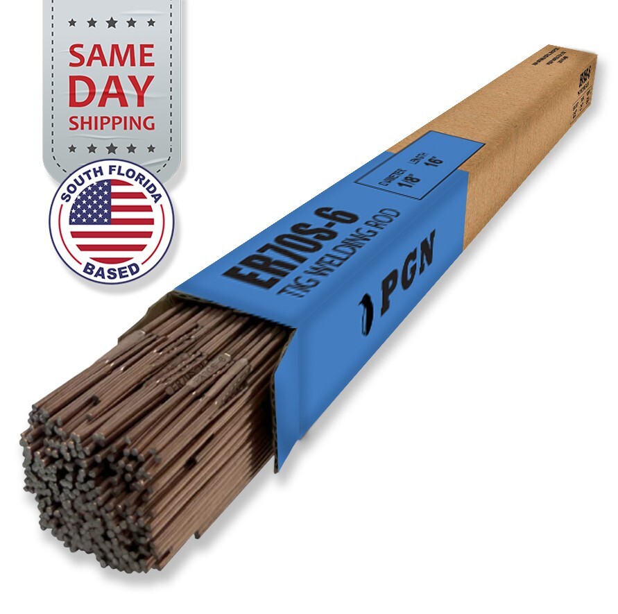ER70S-6 1LB 1/16″ x 16″ Mild Steel TIG Welding Rod – PGN