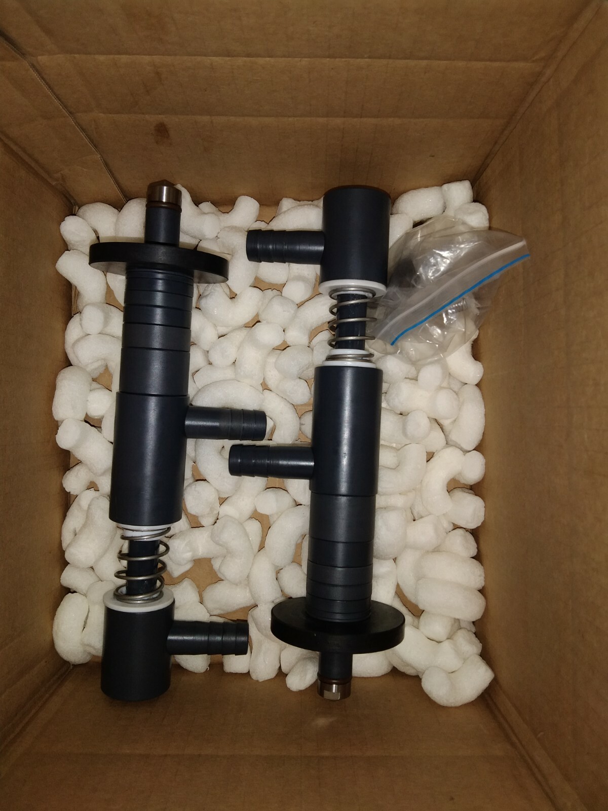 overflow fill nozzles Filler PVC corrosive chemicals PVC-U bleach Viton seals