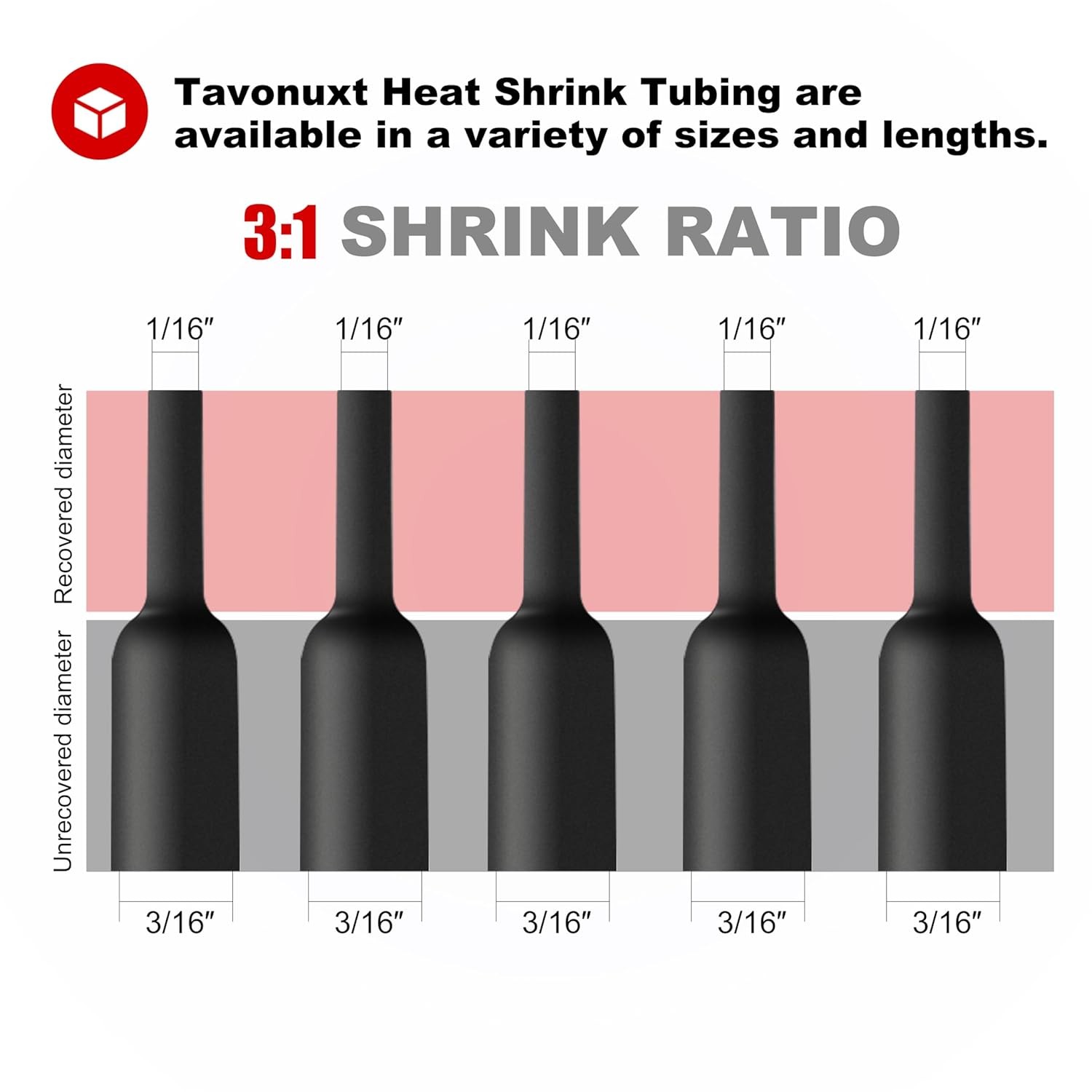 3/16 33ft 3 1 Heat Shrink Tubing Adhesive Lining Marine Grade, Ideal 33ft -Balck