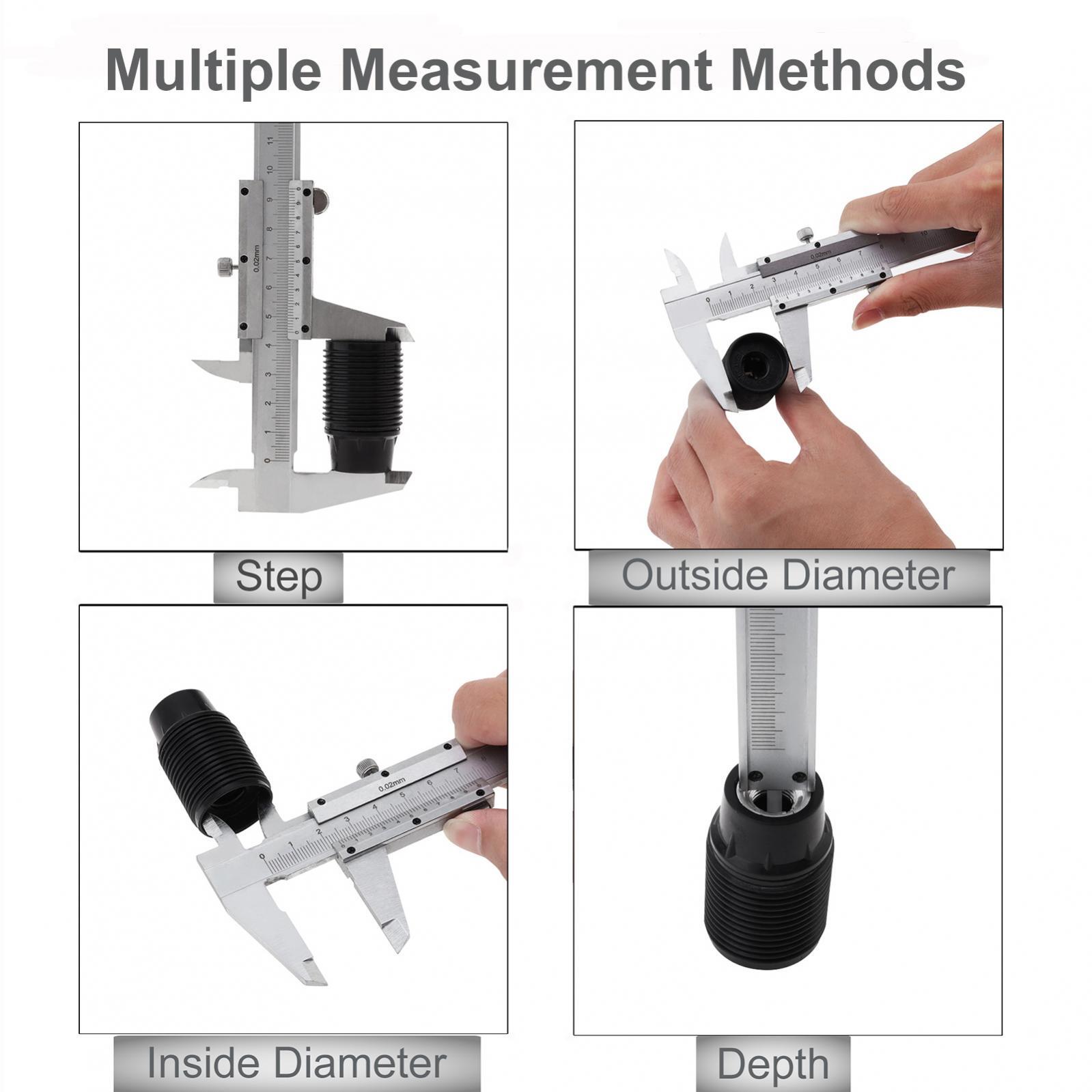 Vernier Caliper,0-150mm Manual Non Digital Calipers, Carbon Steel Micrometer