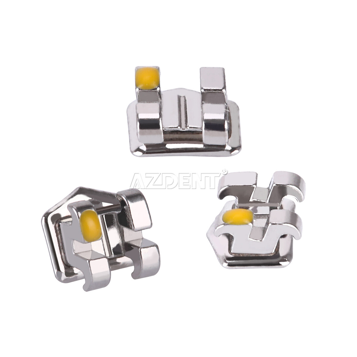 50Packs Dental Orthodontic Metal Brackets Braces Mini Roth 022 Hooks 345 AZDENT