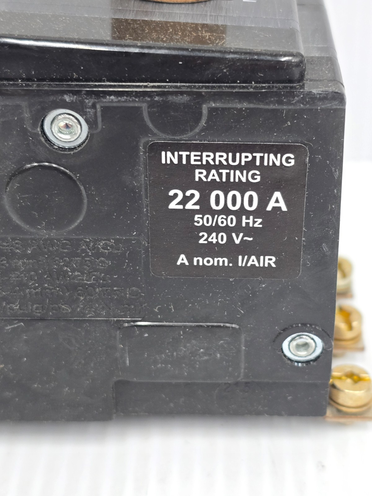 New Square D 30 Amp Bolt-On Circuit Breaker 240 VAC 3 Pole 22 kA QOB330VH