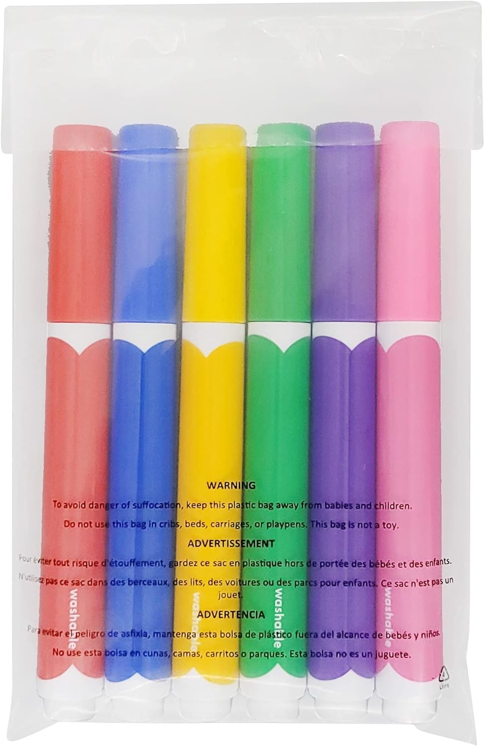 Poly Bags Resealable Suffocation Warning Clear Merchandise 1.5 mil Shirt Apparel