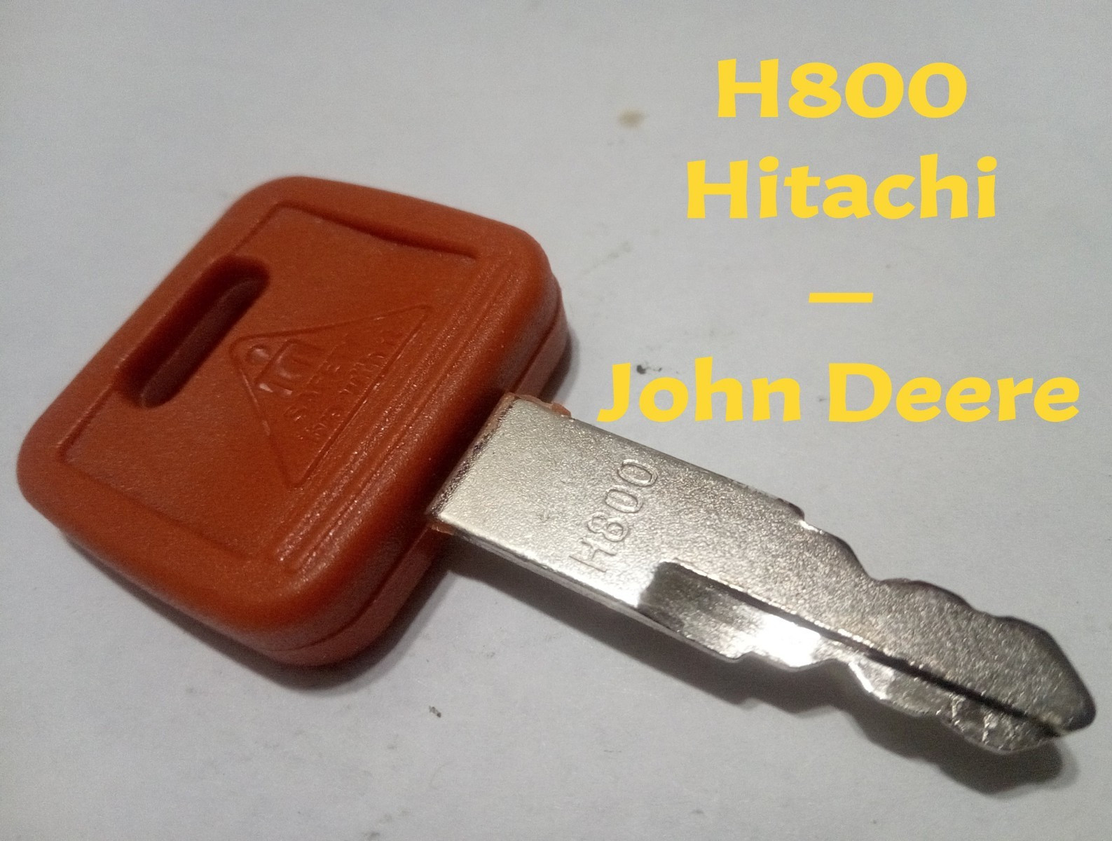H800 Hitachi John Deere | Heavy Equipment Ignition Key Replacement Key