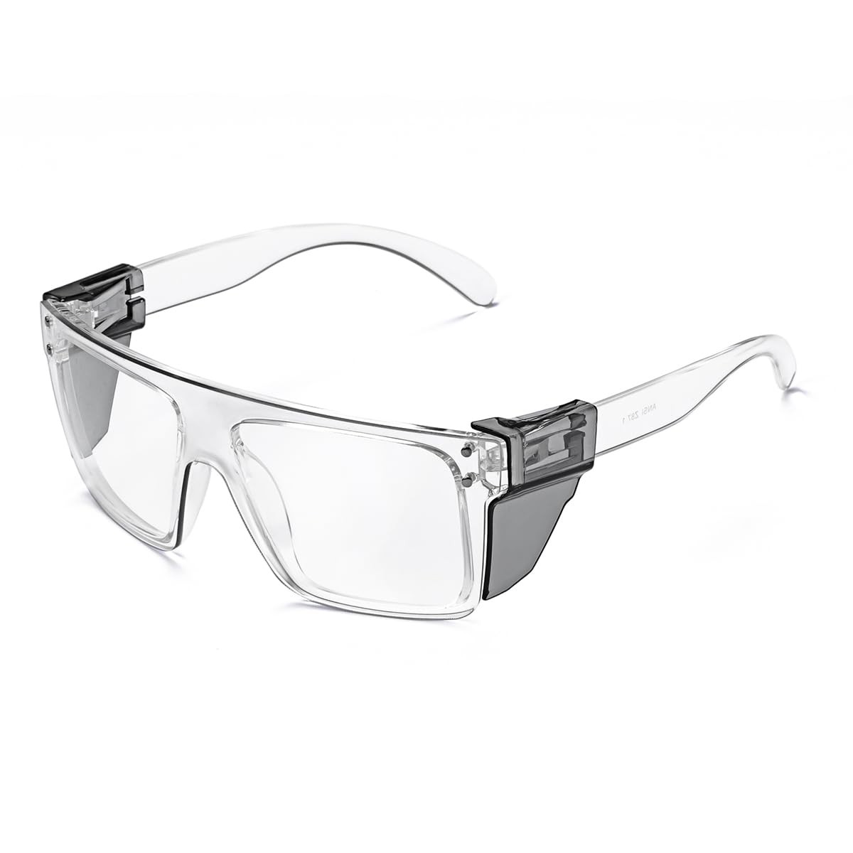 UV400Transition Photochromic Safety Glases Light to Dark Grey Lenses ANSI Z87…