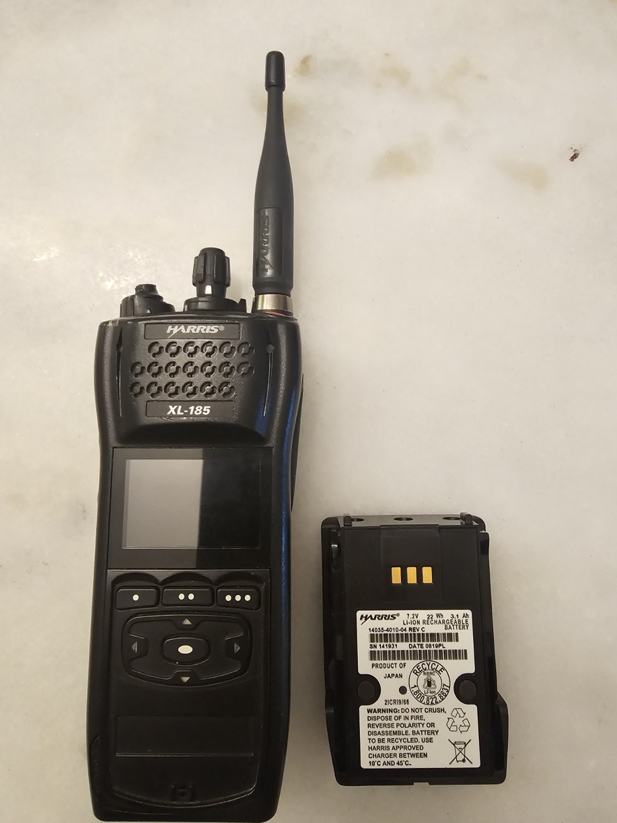 Harris XL-185 P Two Way Radio 700/800 Two Way Radio XS-PPS1M P25 PHASE II – READ