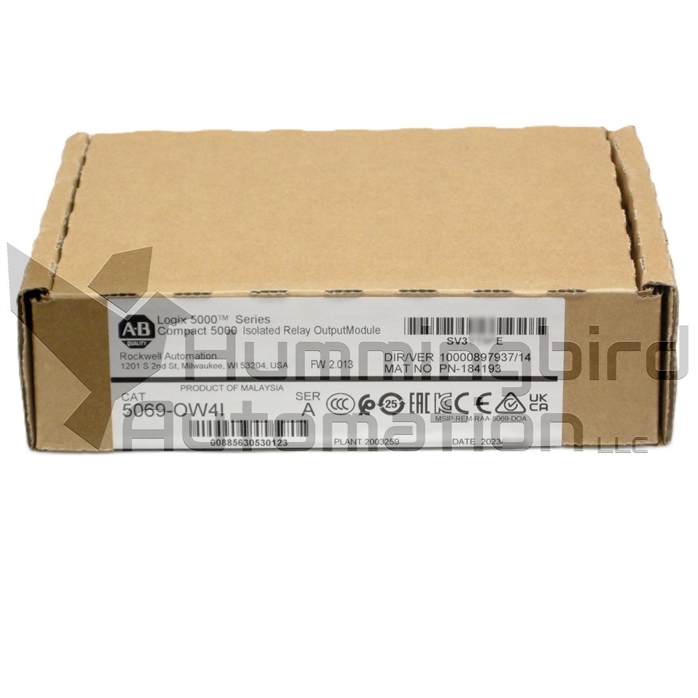 2022 SEALED Allen Bradley 5069-IB8S /A Compact 5000 24V DC Safety Input Surplus