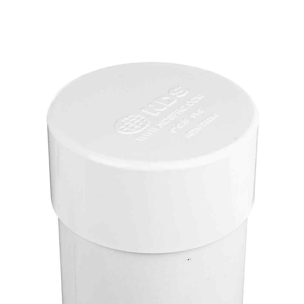 NDS PVC S&D Cap, 6 in.