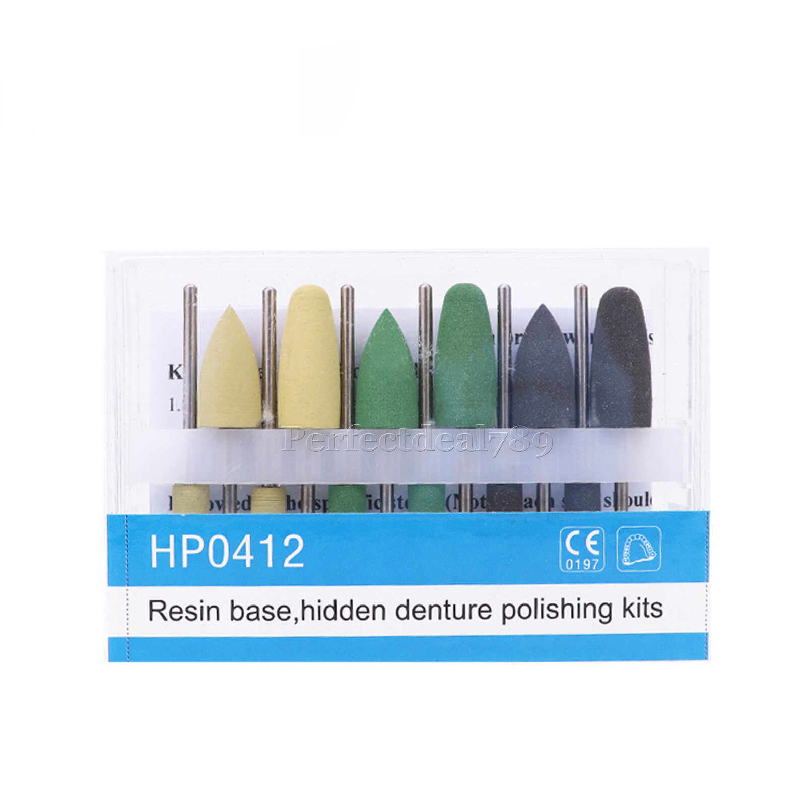 Dental Silicone Resin Base Acrylic Polishing Bur Dental Lab Diamond Polish SM