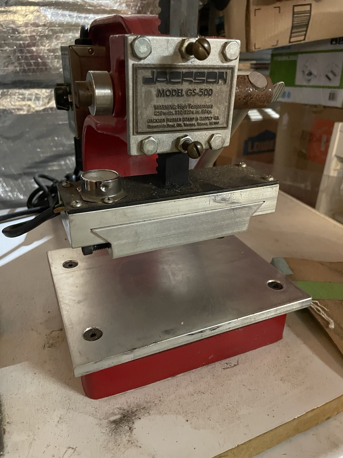 Jackson Embossing Heat Press Machine