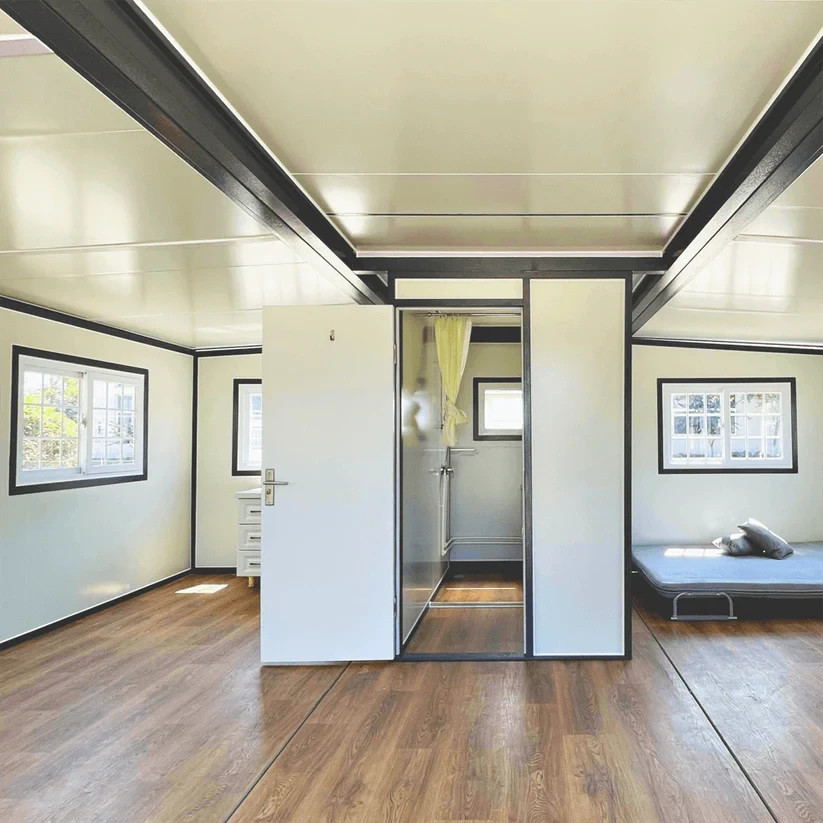 13x20ft Fast Installation Expandable Prefab House Mobile Office W/ Rain Shower