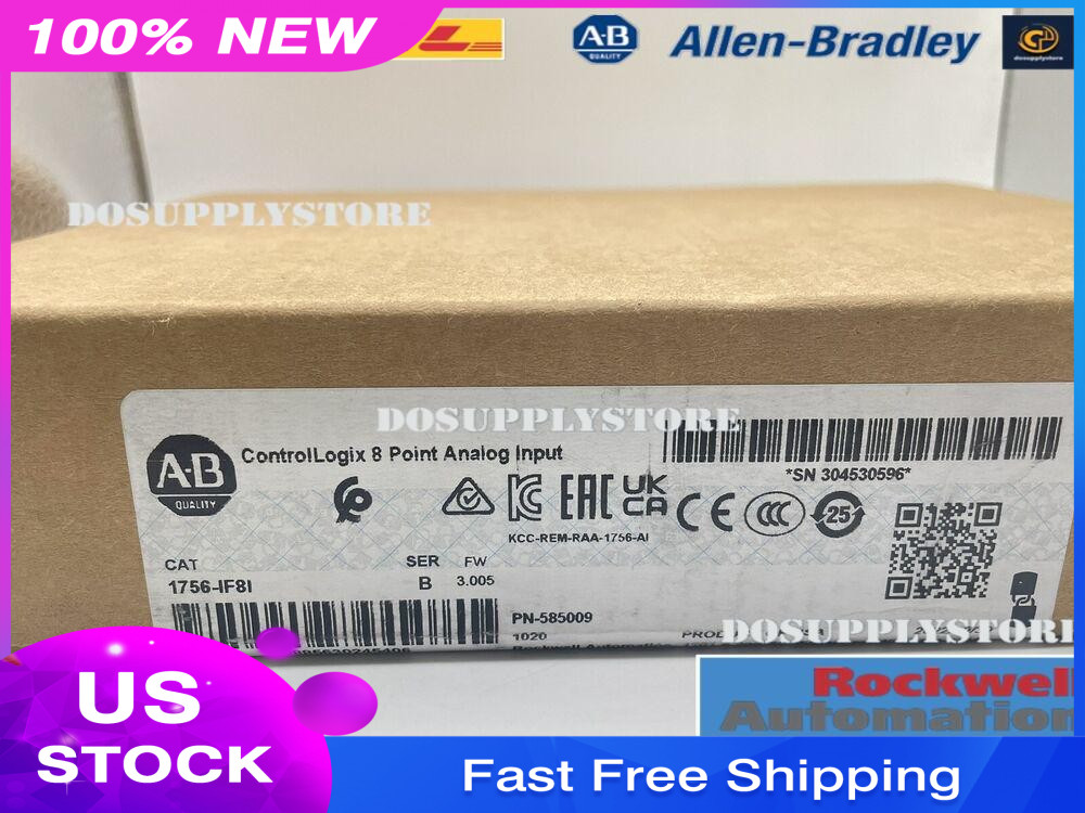 2022 1P New Sealed Allen Bradley 1756-IF8I Isolated Analog Input Module In US