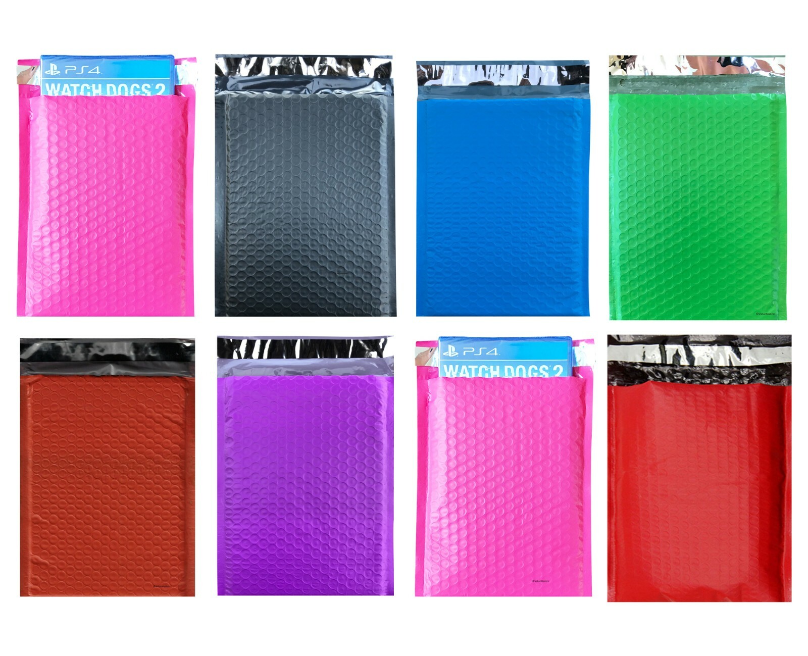 #5 Poly Bubble Mailers Envelopes Bags 10.5×16 Shipping Envelope Colors Kraft