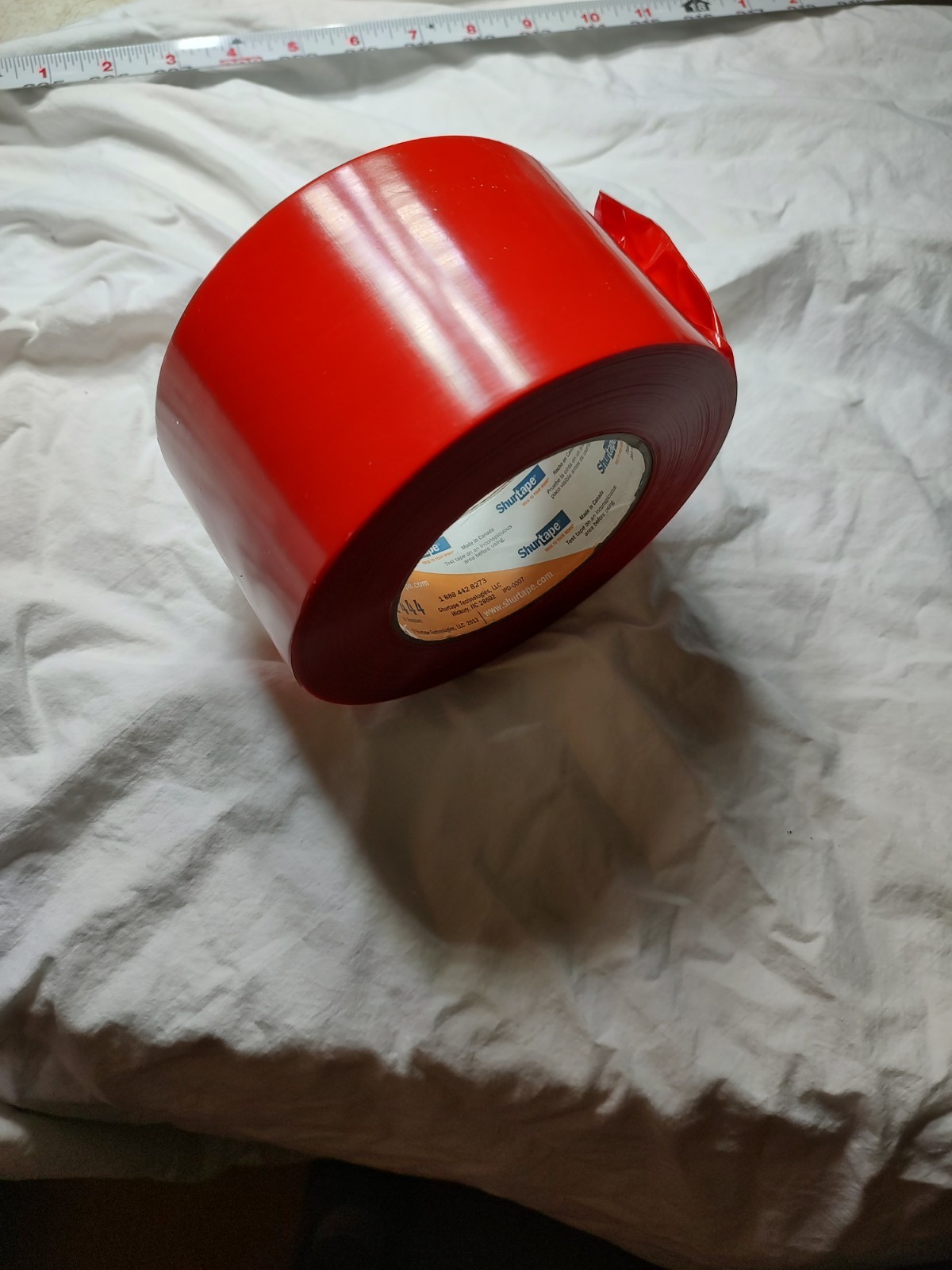 Shurtape PE 444 UV-Resistant Polyethylene Tape Red 16 – 72mm x 55m or 2.83″x180′