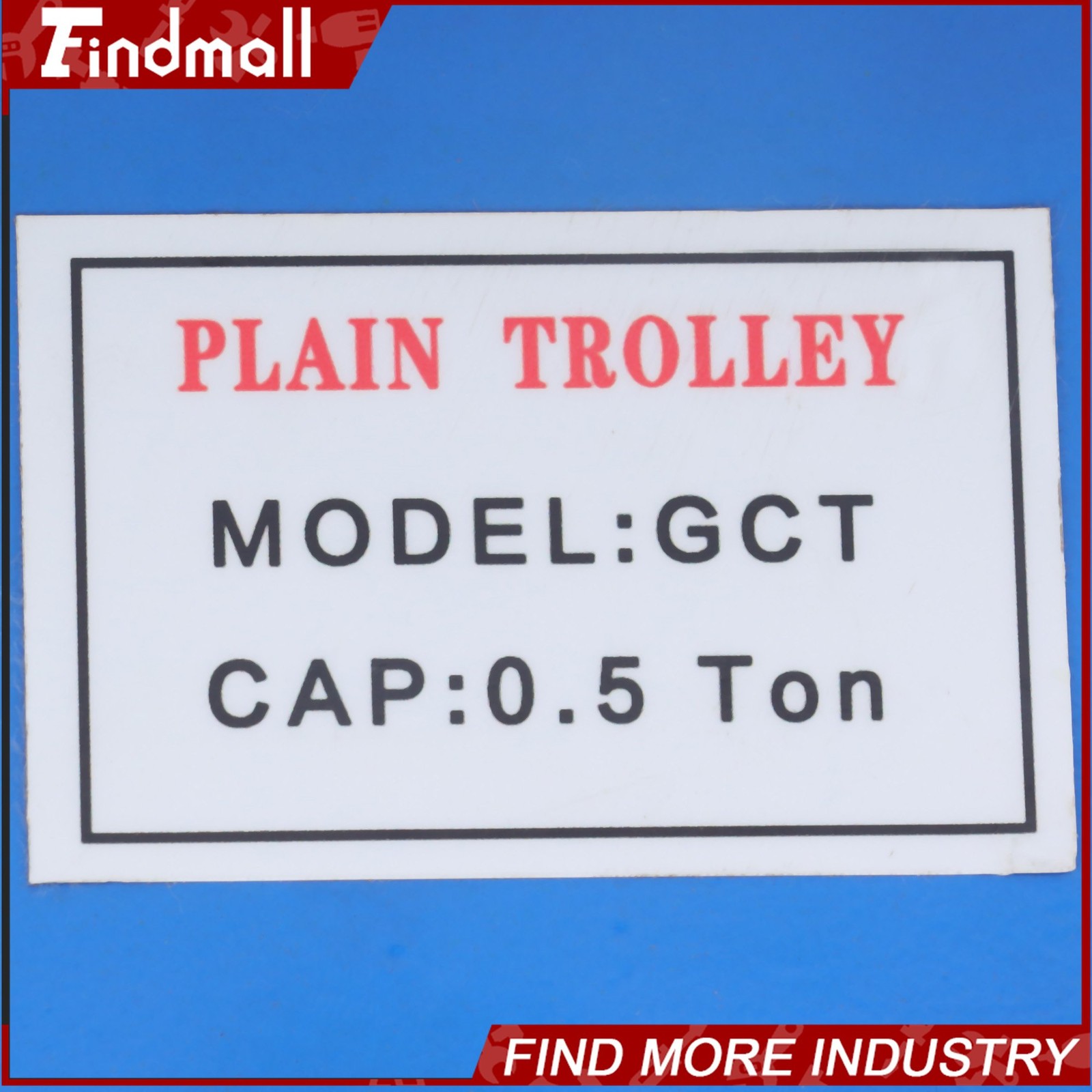 Findmall 0.5T/1100LB I-Beam Trolley Alloy Steel Double Wheel 55-135mm Adjustable