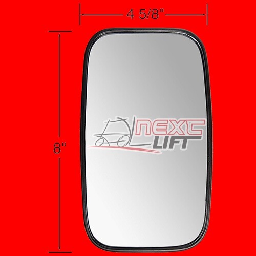 2 UNIVERSAL REARVIEW SIDE MIRROR FORKLIFT MIRRORS GOLFCART PAIR TWO
