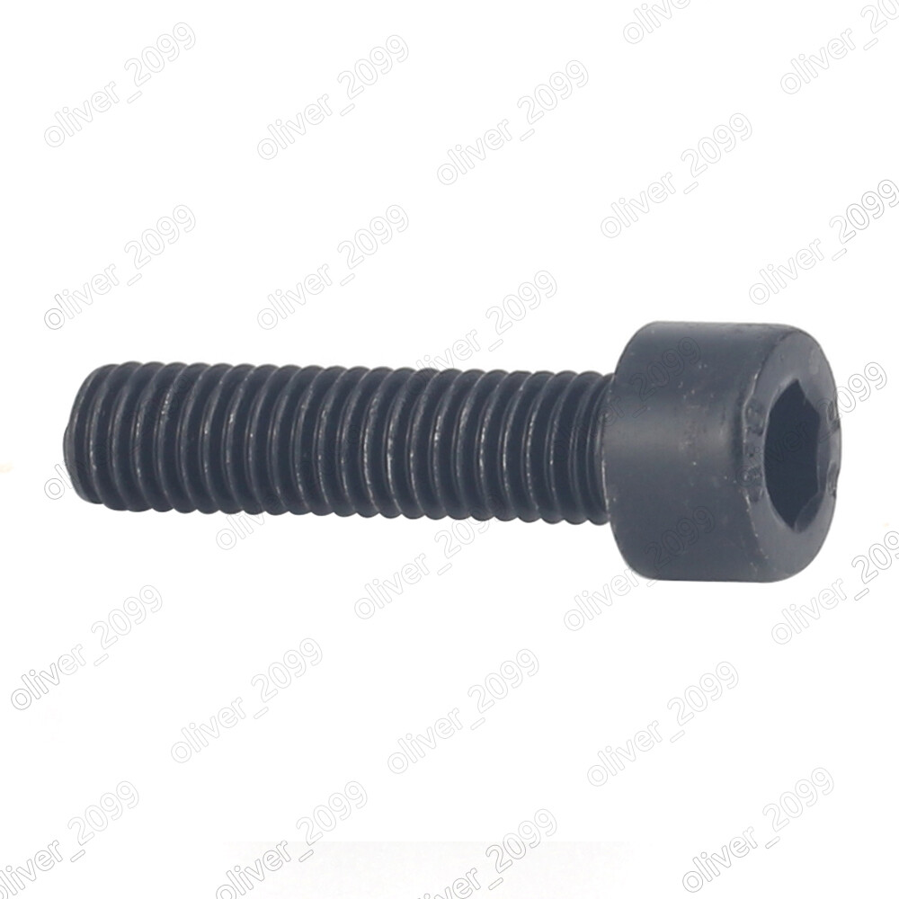 Black 8.8 Steel Hex Socket Bolt Cap Head Screws Left Hand Thread M4 M5 M6 M8-M20