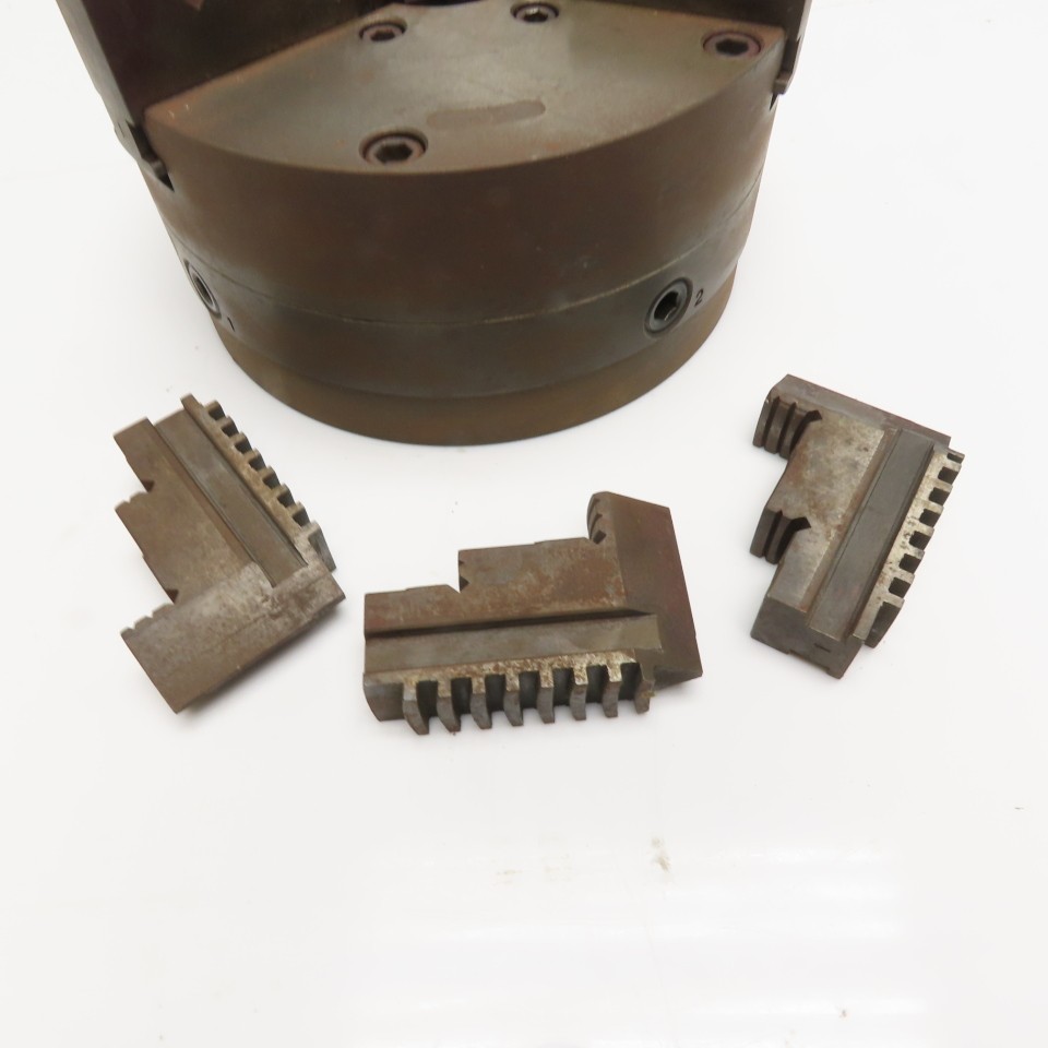 Buck Chuck 8″ Self-Centering 3-Jaw Manual Lathe Scroll Chuck