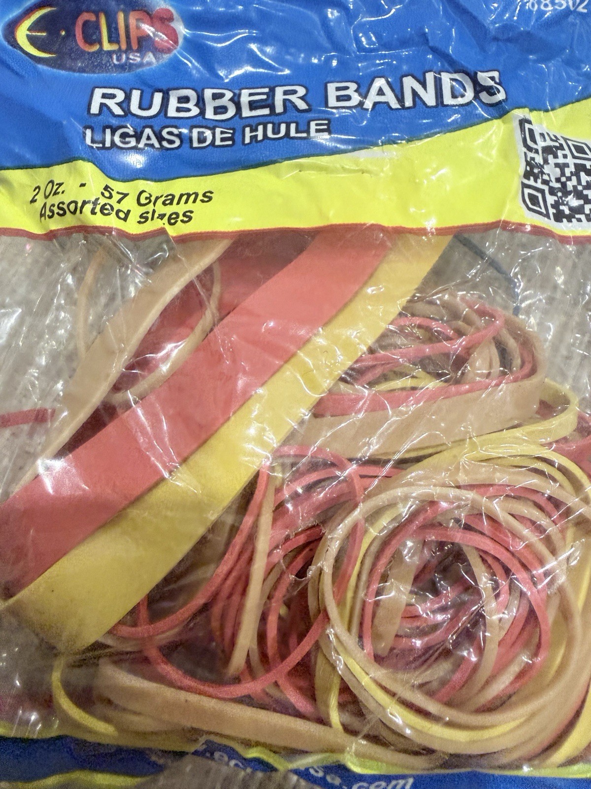 Rubber Bands Assorted Sizes 0.5 lb WT Strong Elastic Bands for Home, Office Etc