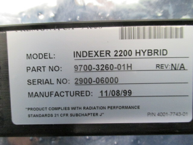 Asyst 9700-3260-01H Indexer 2200 Hybrid, Connector, 9700-3260-01, 100416