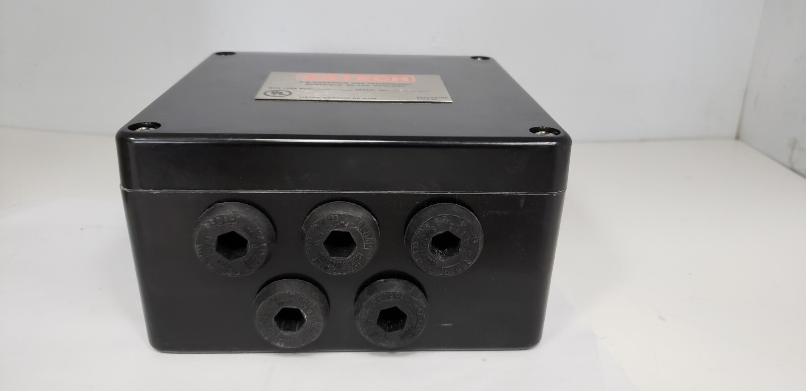 ABTECH BPGC-08 ENCLOSURE, TYPE 4X ENCLOSURE, 6″ x 6″ x 3-1/2″, NIB