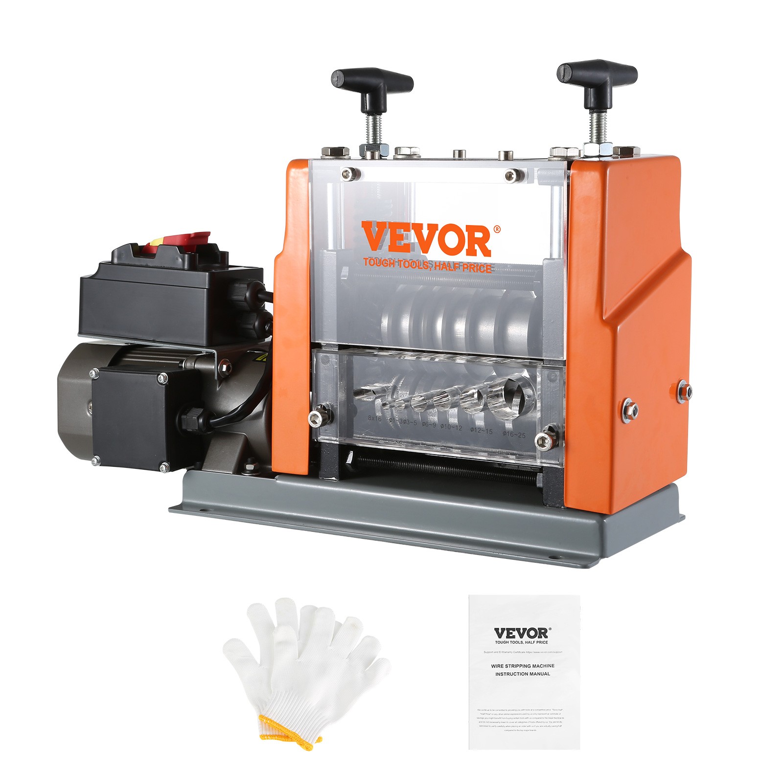 VEVOR Electric Wire Stripping Machine Copper Cable Stripper 0.06”-0.98” 60 W