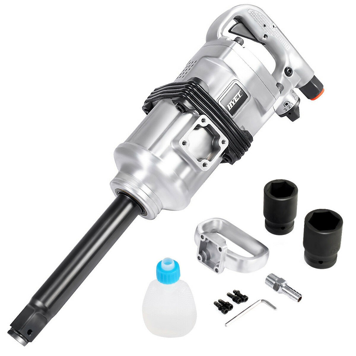 1″ Air Impact Wrench Gun Heavy Duty Commercial Truck Mechanics with Storage Case