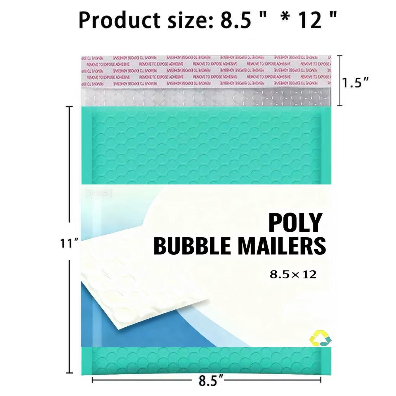 Multi Colors & Sizes Premium Bubble Mailers – Poly Shipping Padded Envelops Bags