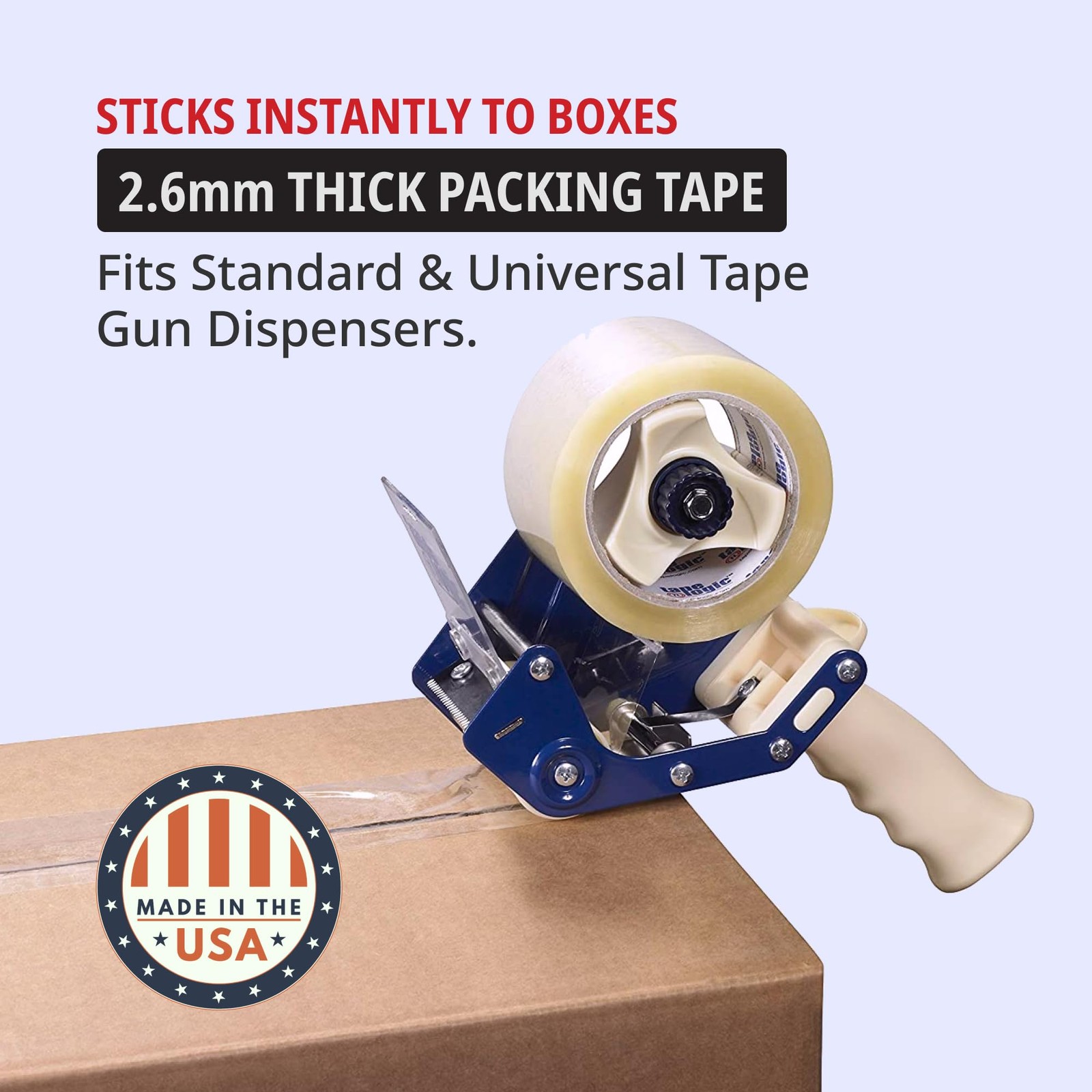 2″ x 110 yds Acrylic Packing Tape 2.6 Mil, Clear (36-Pack) Heavy Duty Packing…