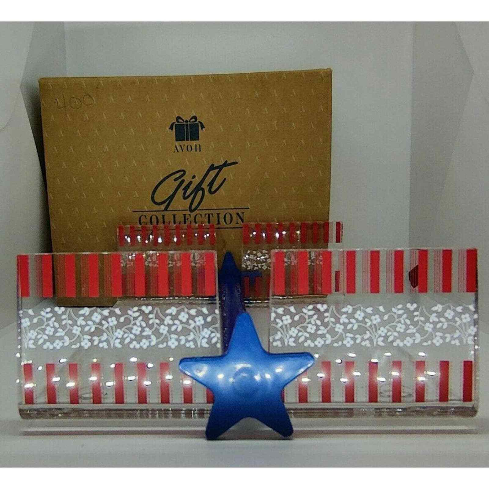 Avon Star Spangled Serveware Collection Stars And Stripes Napkin Holder July 4th