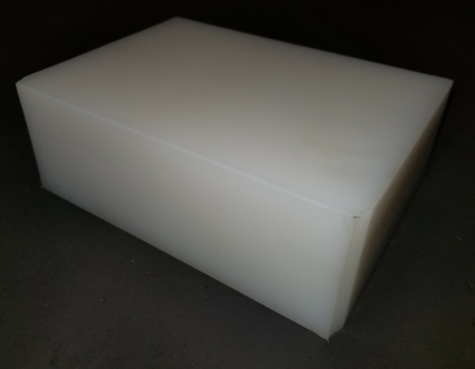 UHMW Polyethylene Plastic CNC Mill Stock 2-1/2” x 5” x 7” (oversized)