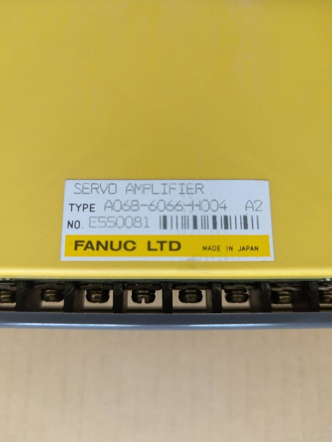 FANUC A06B-6066-H004 Servo Amplifier Removed From The Working Machine