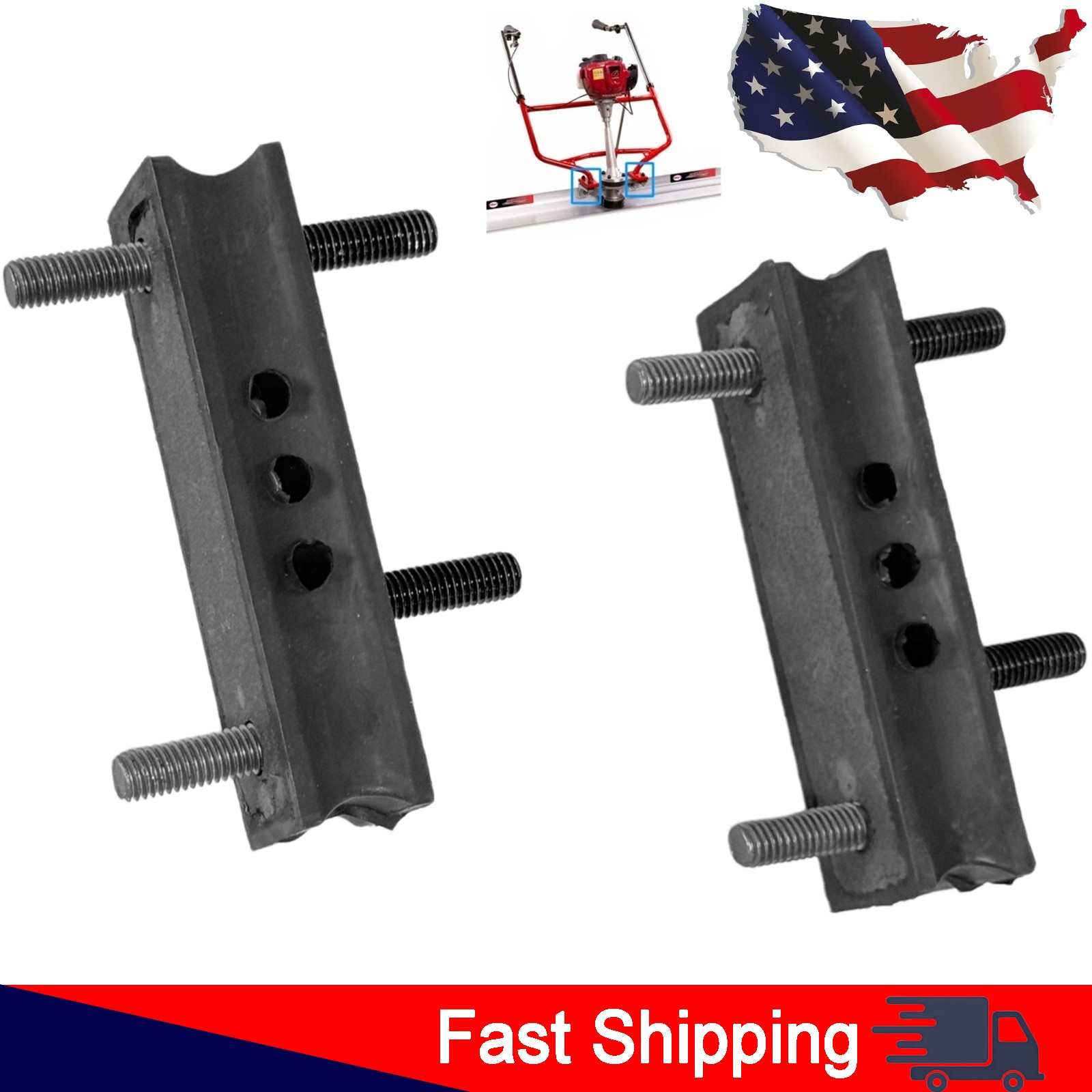 For Allen Magic Screed HD6060 HD7070 2Pcs Vibro Mounts Concrete Wet Screed Parts