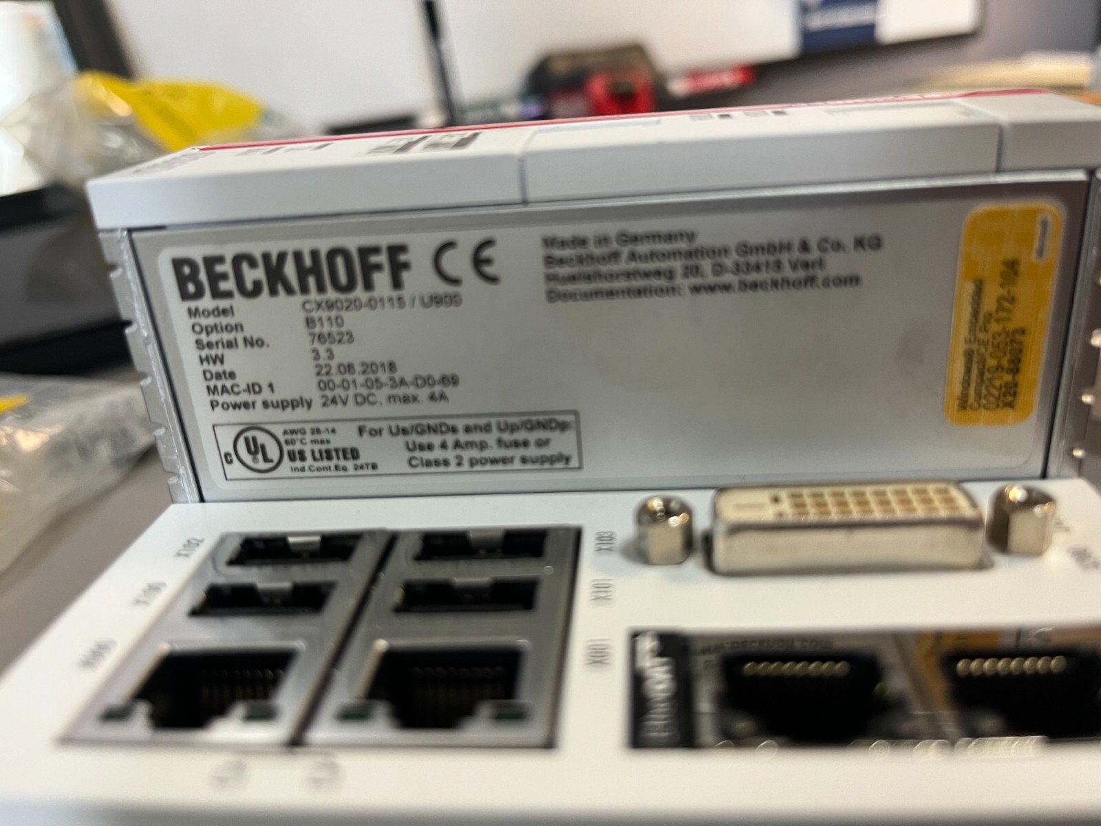 Beckhoff CX9020-0115 TWINCAT3 1GB DDR3 CPU Module US SELLER