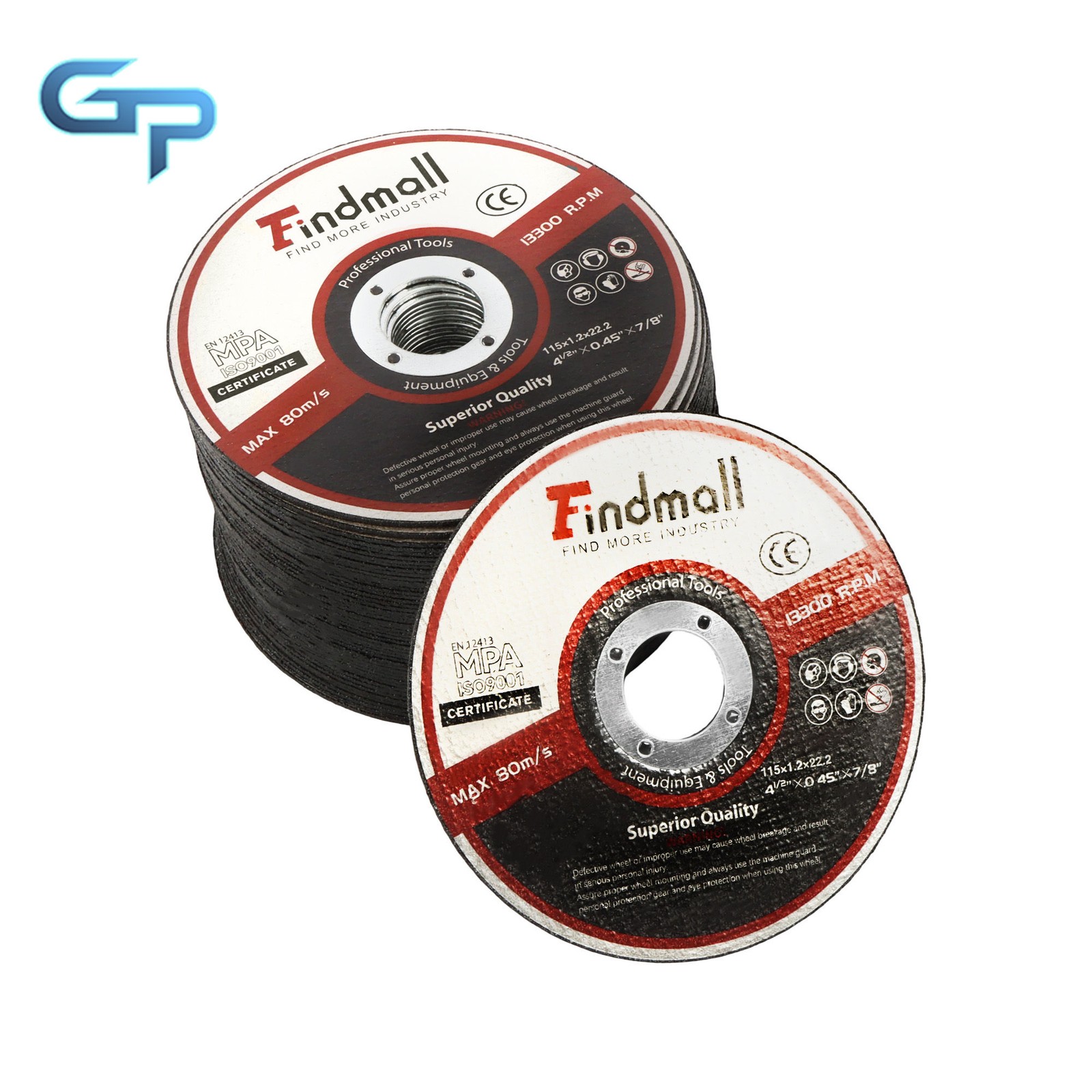 50 Pack Metal Cut Off Wheels 4-1/2″ x 3/64″ x 7/8″ Angle Grinder Cutting Wheel