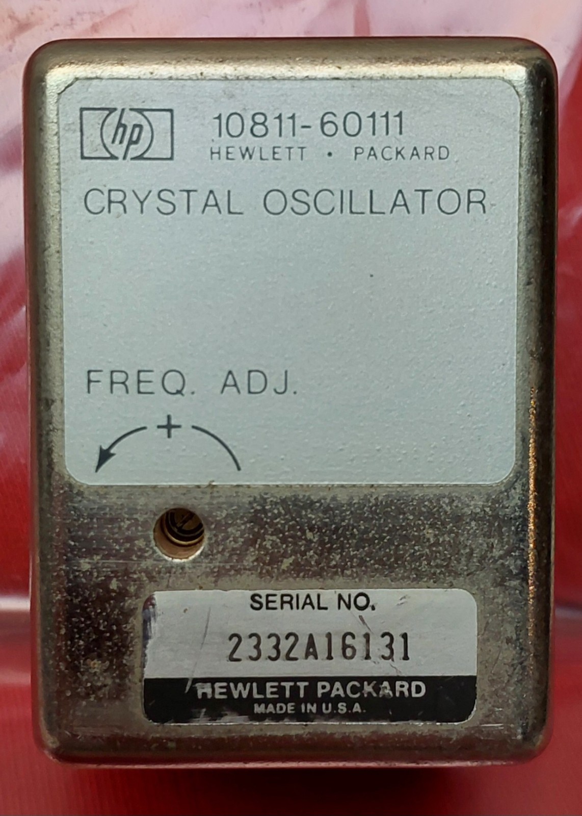 HP Agilent 10811-60111 10 Mhz Oscillator