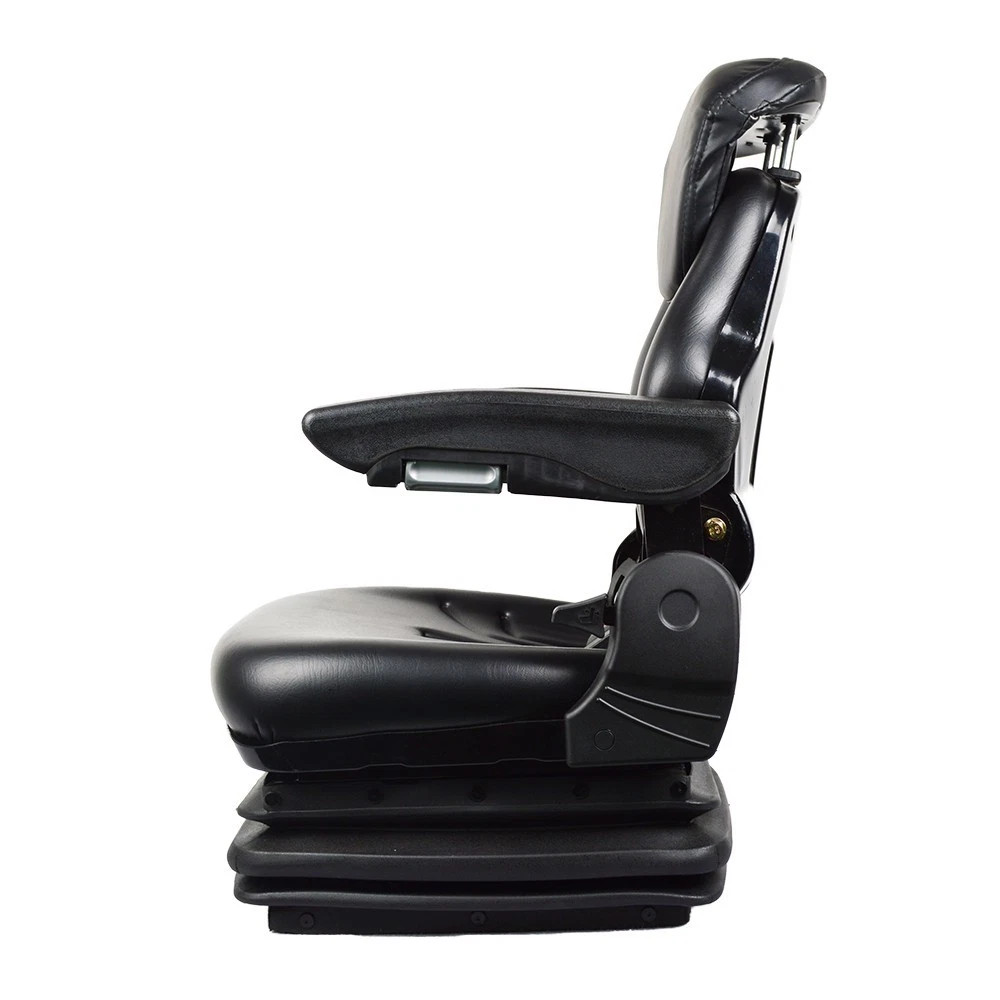 Tractor Forklift Seat Suspension Adjustable Backrest Armrest Safety Belt 2026
