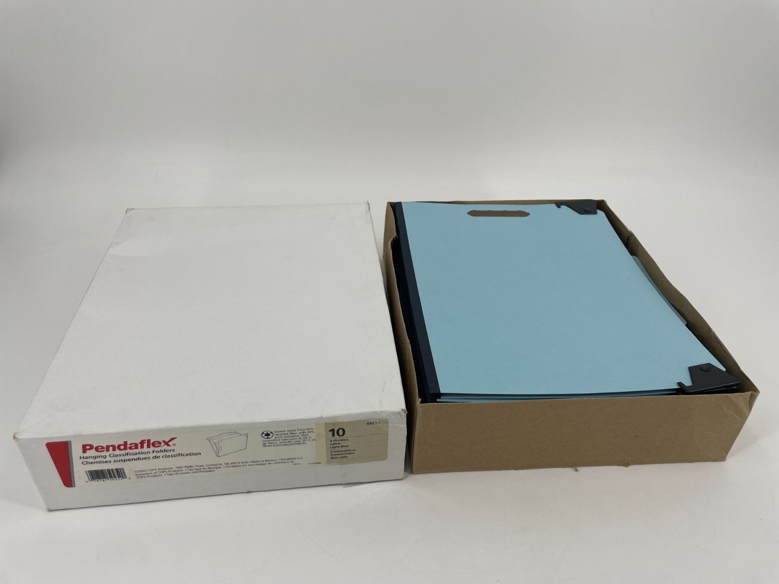 NEW Box of 10 Hanging Classification Folder Letter Size 8.50″ X 11″ 2″ Expansion