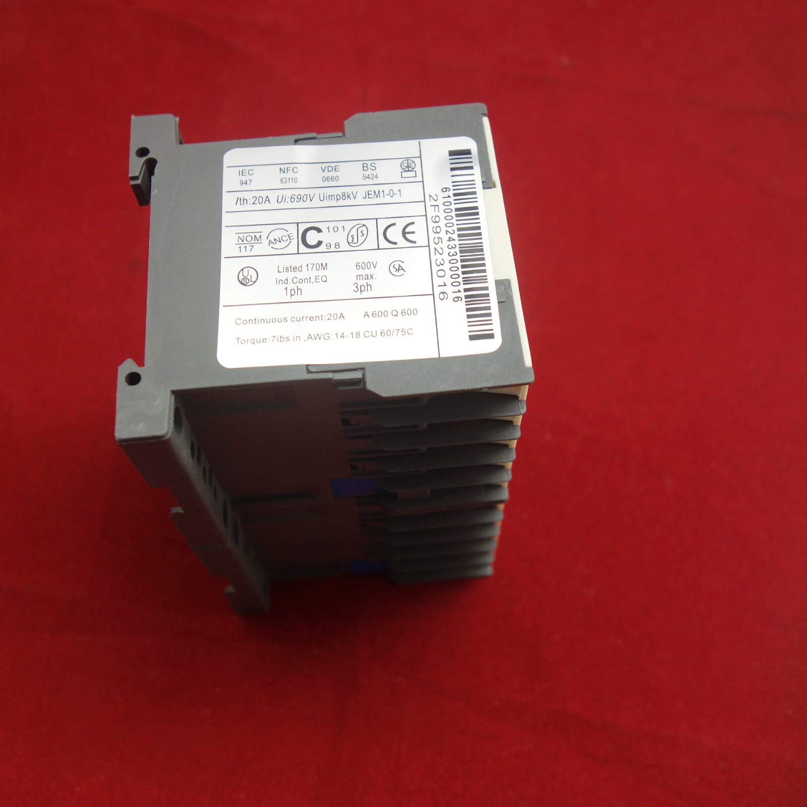 1PC Reversing FITS LC2 K1610 Mechanical Interlock CONTACTOR 16A 24V AC 50/60HZ