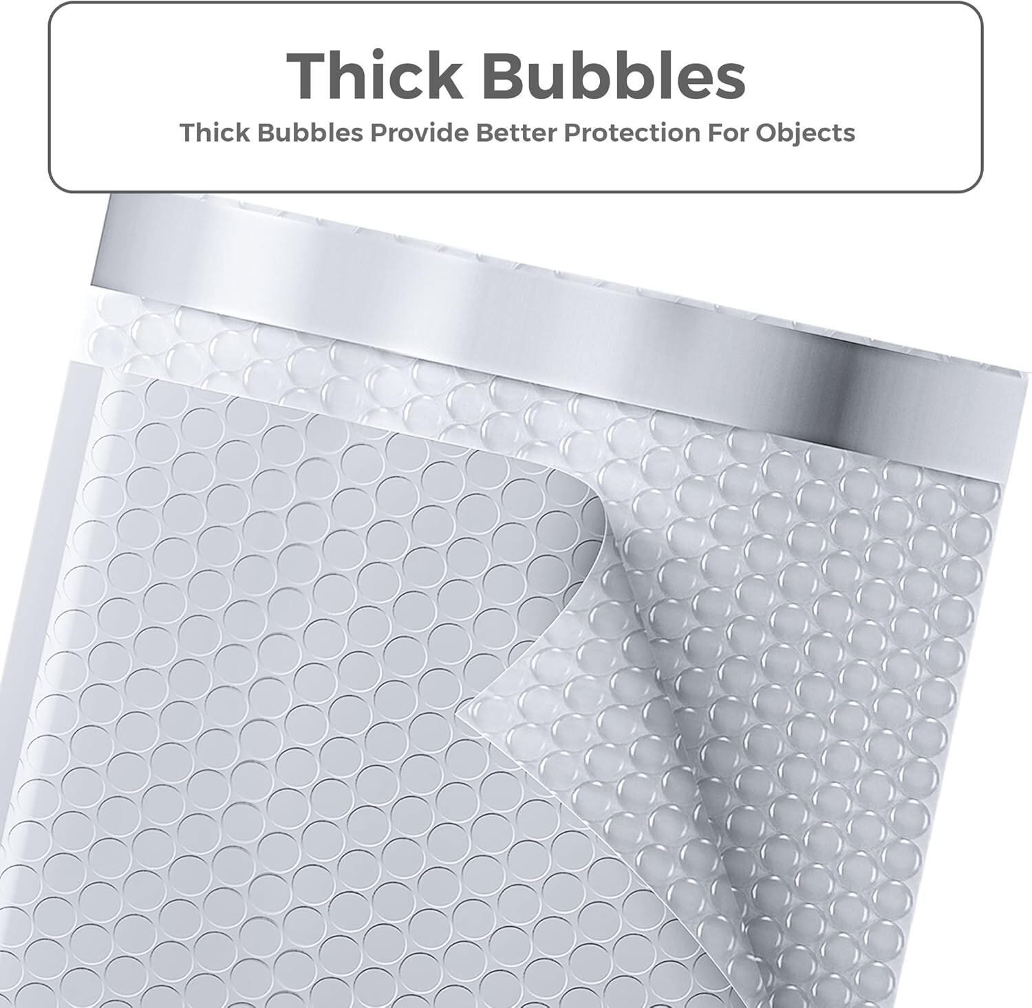 Bubble Mailers10.5×16 500pack Large Padded Envelopes 10.5×15 Mailing Bags White